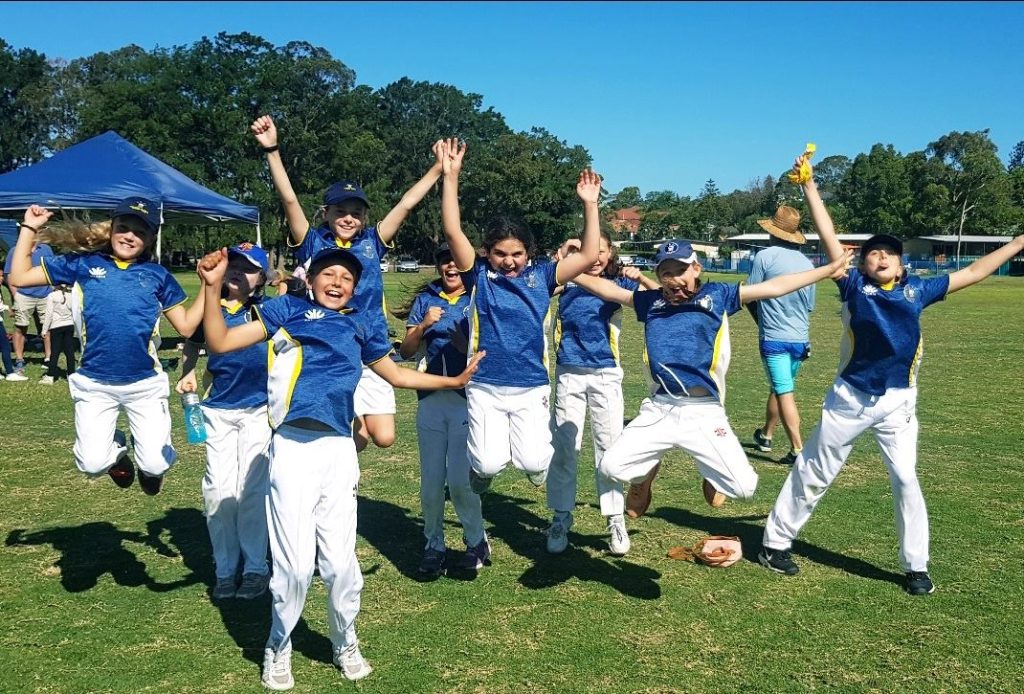 Under 13s Cyclone Girls Winners Manly Warringah Junior Cricket Association